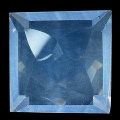 LAVENDER MOON QUARTZ CONCAVE FLOWER CUT BACK SQUARE 10MM 4.42 Cts.