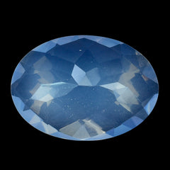 LAVENDER MOON QUARTZ CHECKER CUT OVAL 14X10MM  4.90 Cts.