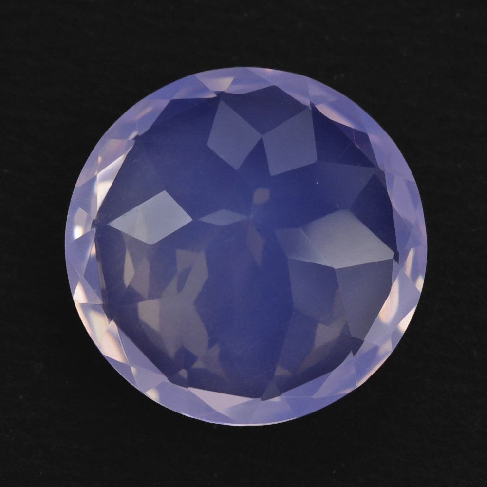 LAVENDER MOON QUARTZ CUT ROUND 12MM 5.79 Cts.