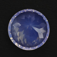 LAVENDER MOON QUARTZ CONCAVE CUT ROUND (DES#45) 12MM 5.5 Cts.