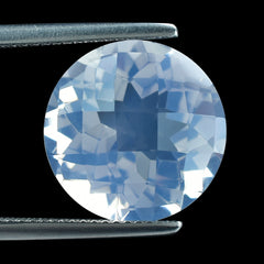 LAVENDER MOON QUARTZ CHECEKR CUT ROUND 14MM 8.98 Cts.