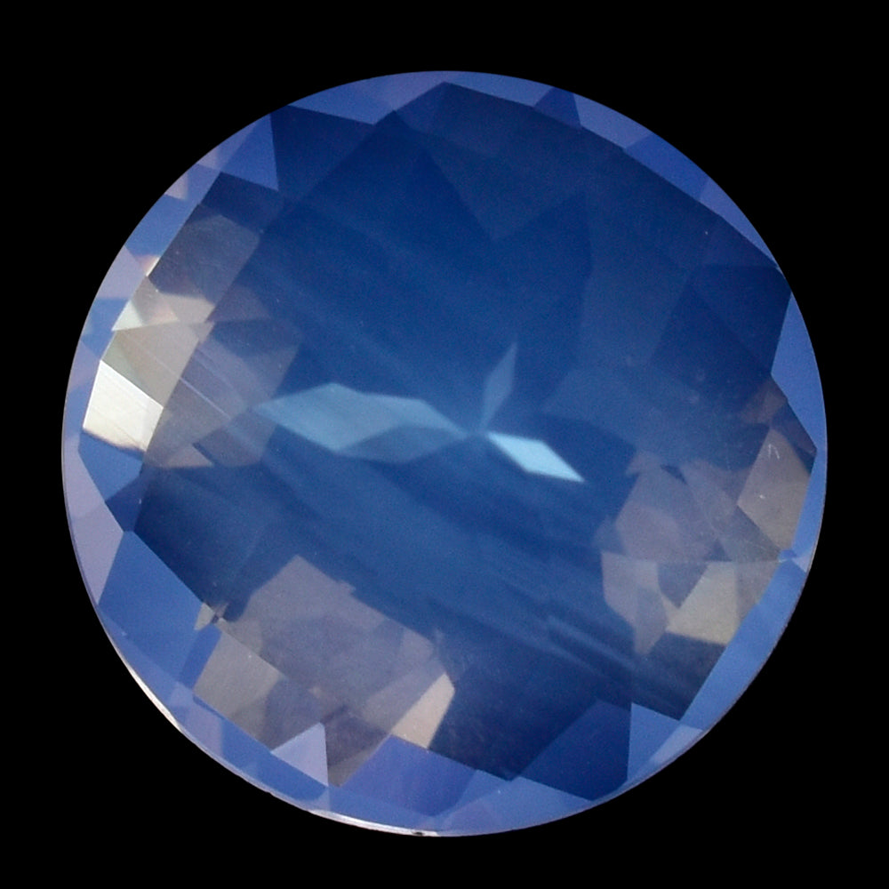 LAVENDER MOON QUARTZ CHECKER CUT ROUND 14MM 8.00 Cts.