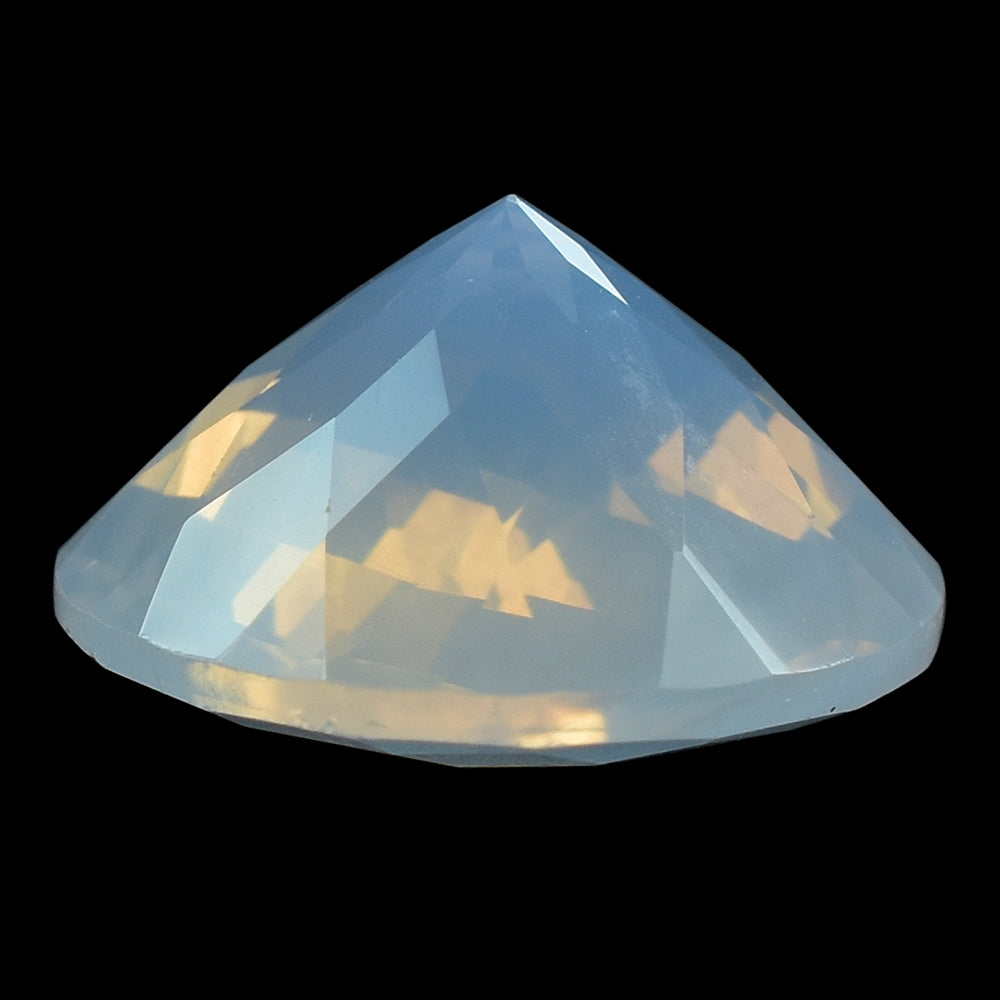 LAVENDER MOON QUARTZ CHECKER CUT ROUND 13MM 6.42 Cts.