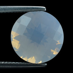 LAVENDER MOON QUARTZ CHECKER CUT ROUND 13MM 6.42 Cts.