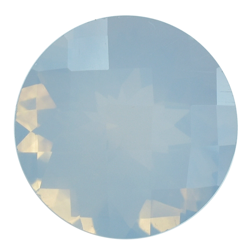 LAVENDER MOON QUARTZ CHECKER CUT ROUND 13MM 6.42 Cts.