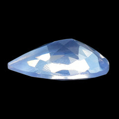 LAVENDER MOON QUARTZ CHECKER CUT PEAR 12X8MM 2.30 Cts.