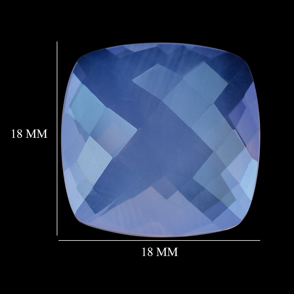 LAVENDER MOON QUARTZ BRIOLETTE CUSHION 18MM 16.15 Cts.