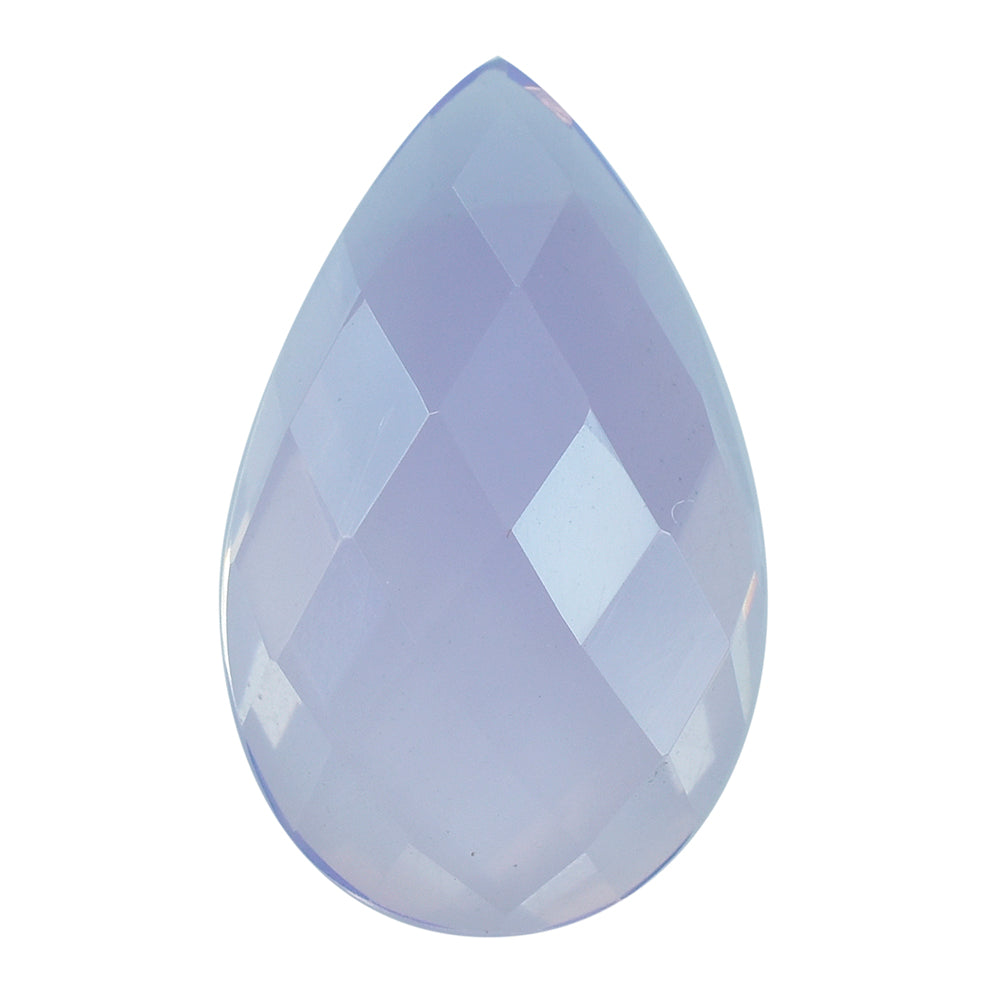 LAVENDER MOON QUARTZ CHECKER PEAR CAB 18X11MM 7.15 Cts.
