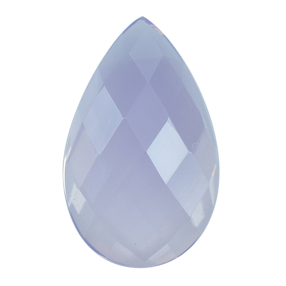 LAVENDER MOON QUARTZ CHECKER PEAR CAB 18X11MM 7.15 Cts.