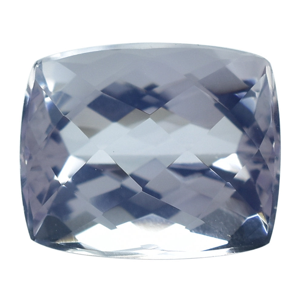 LAVENDER MOON QUARTZ CHECKER CUT CUSHION 12X10MM 6.19 Cts.