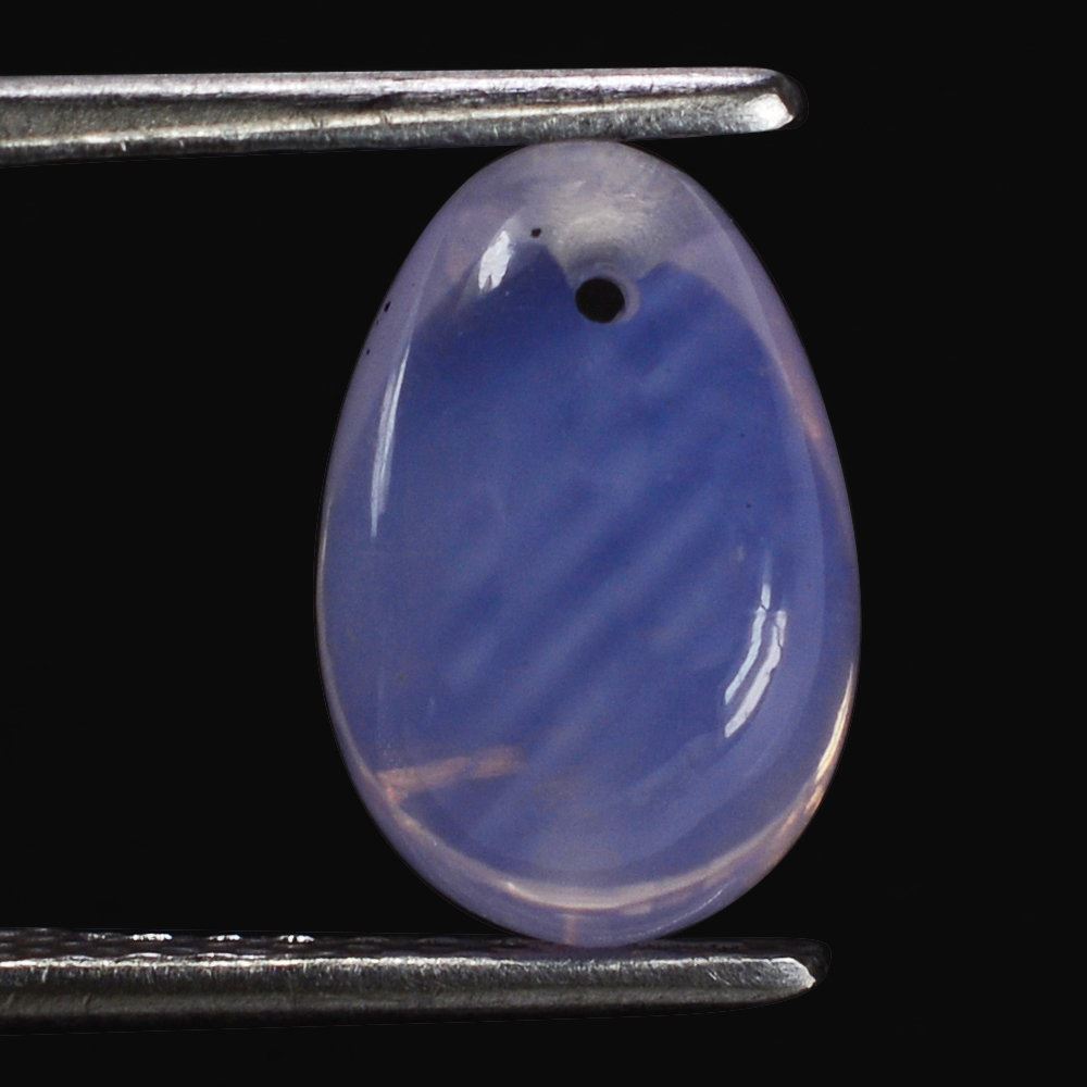 LAVENDER MOON QUARTZ PLAIN EGG (FULL DRILL) (DES#54) 12X8MM 5.37 Cts.