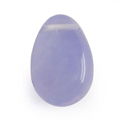 LAVENDER MOON QUARTZ PLAIN EGG (FULL DRILL) (DES#54) 12X8MM 5.37 Cts.