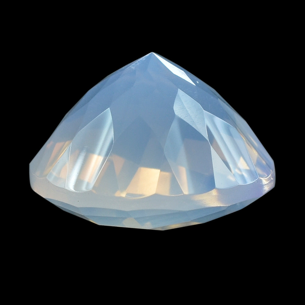 LAVENDER MOON QUARTZ CHECKER CUT ROUND 14MM 9.81 Cts.