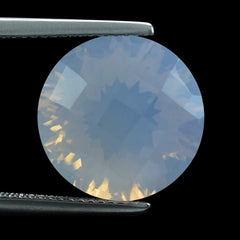 LAVENDER MOON QUARTZ CHECKER CUT ROUND 14MM 9.81 Cts.