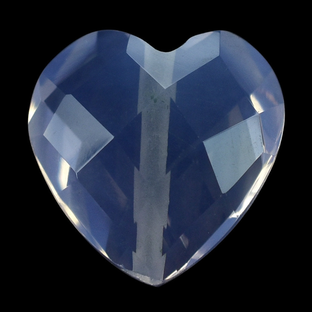 LAVENDER MOON QUARTZ BRIOLETTE HEART (FULL DRILL) 10MM 3.00 Cts.