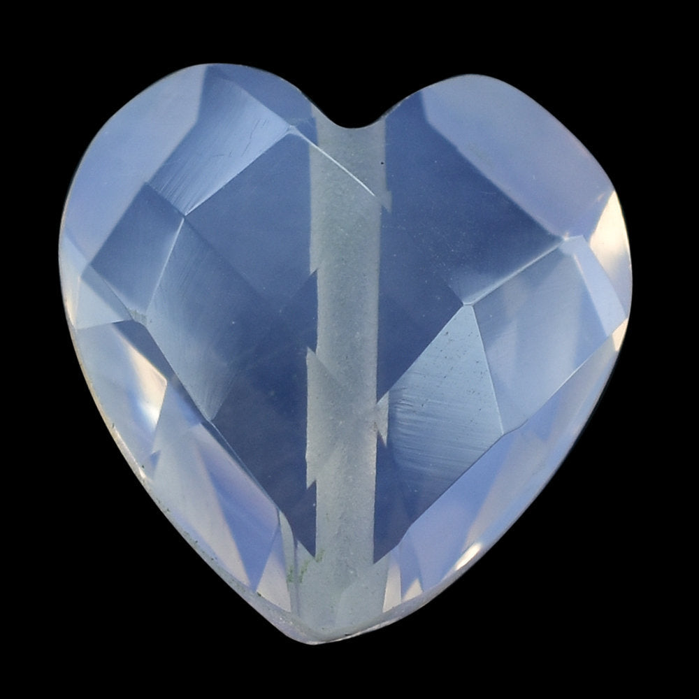 LAVENDER MOON QUARTZ BRIOLETTE HEART (FULL DRILL) 10MM 3.00 Cts.