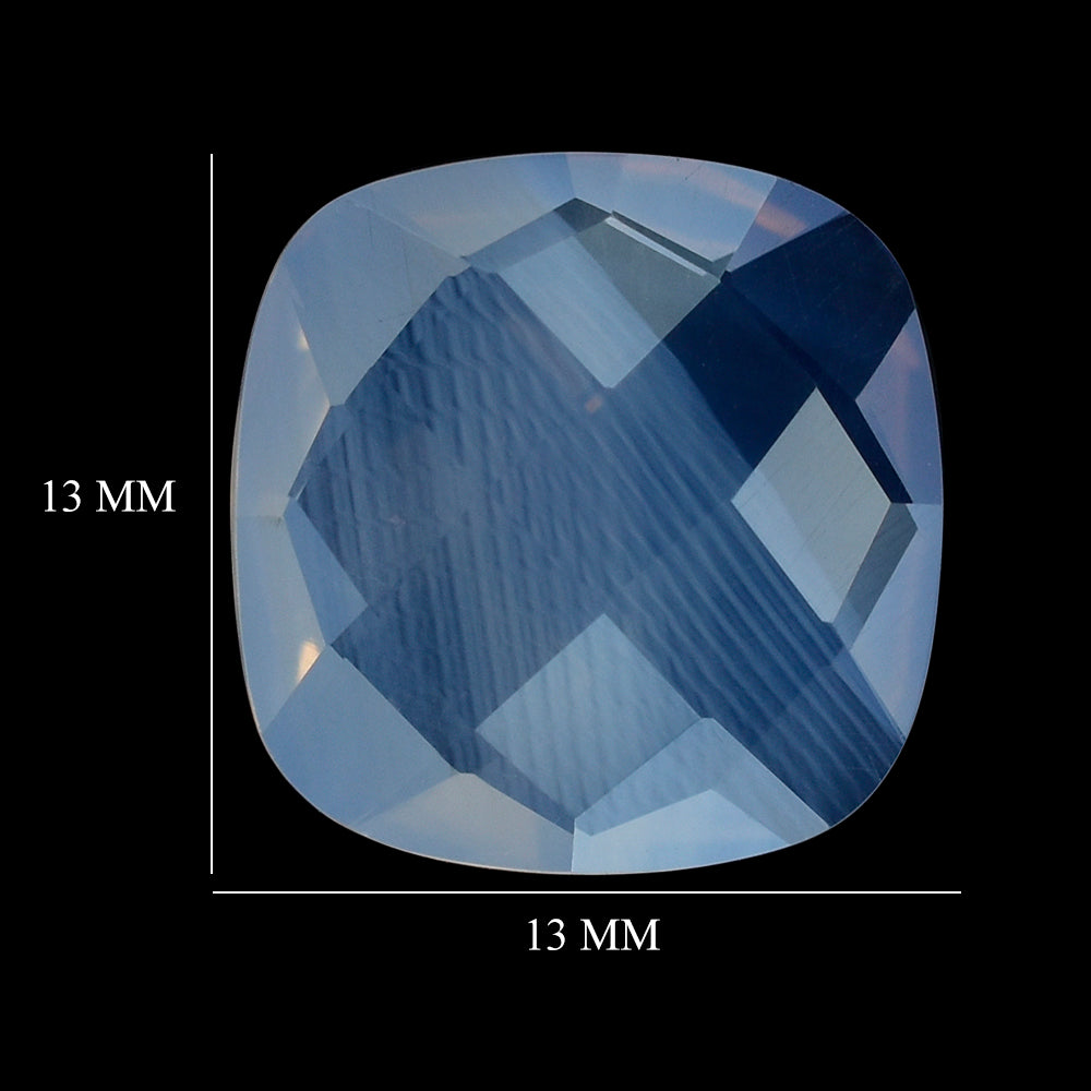 LAVENDER MOON QUARTZ BRIOLETTE CUSHION 13MM 6.20 Cts.