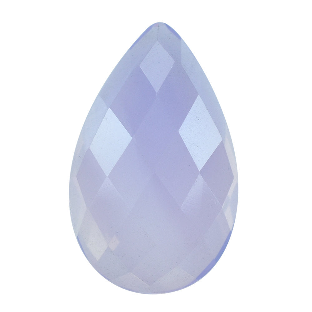 LAVENDER MOON QUARTZ CHECKER PEAR CAB 18X11MM  7.79 Cts.