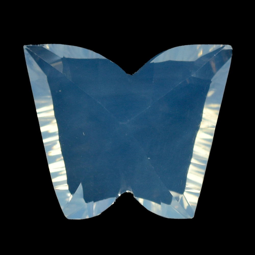 LAVENDER MOON QUARTZ CONCAVE BUTTERFLY 12X10MM 4.19 Cts.