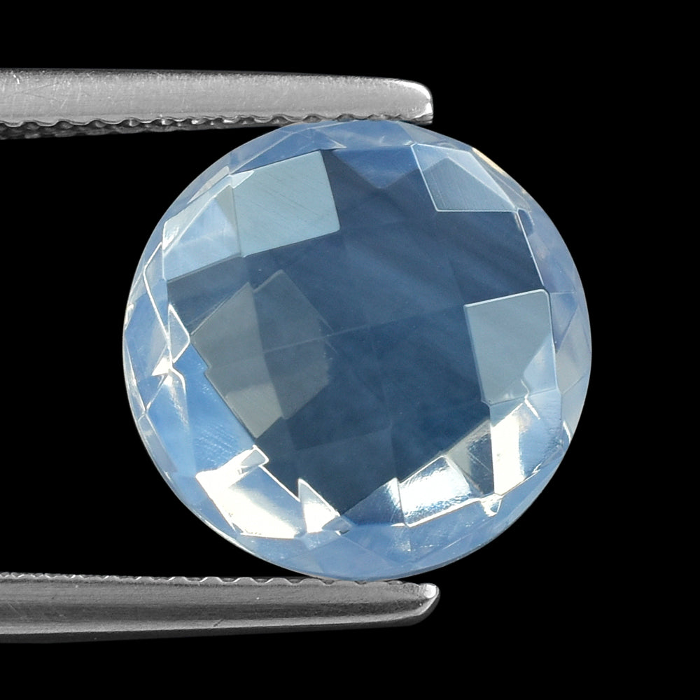 LAVENER MOON QUARTZ BRIOLETTE ROUND 12MM 5.62 Cts.