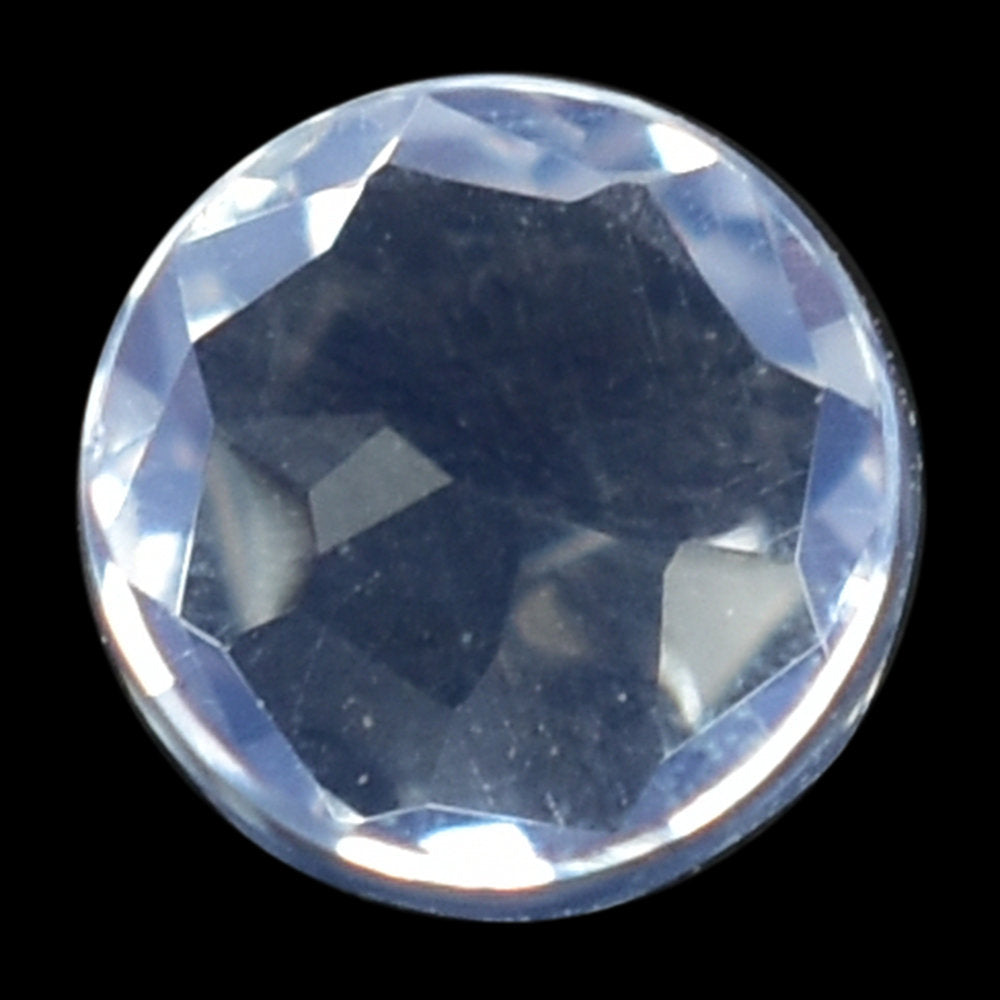 LAVENDER MOON QUARTZ IRREGULAR CUT ROUND CAB 4.00MM  0.30 Cts.