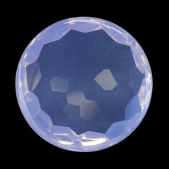 LAVENDER MOON QUARTZ IRREGULAR CUT ROUND CAB 14.00MM 7.81 Cts.