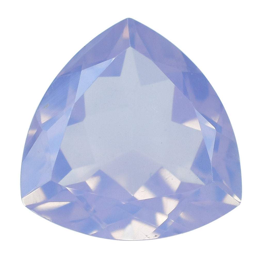 LAVENDER MOON QUARTZ CUT TRILLION 14MM 7.74 Cts.