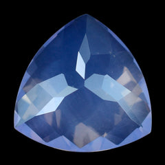 LAVENDER MOON QUARTZ CHECKER CUT TRILLION 13MM 5.76 Cts.