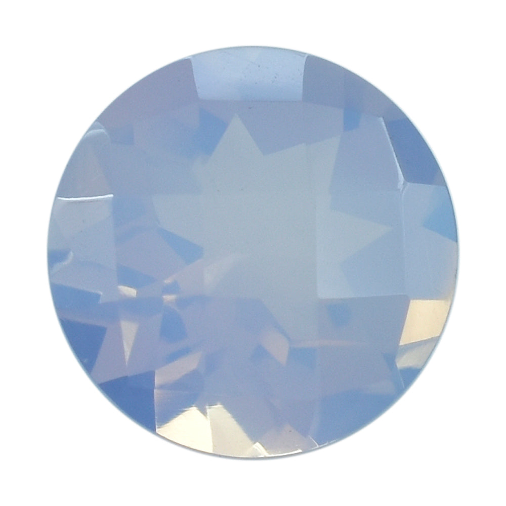 LAVENDER MOON QUARTZ CHECKER CUT ROUND 10.00MM 3.29 Cts.