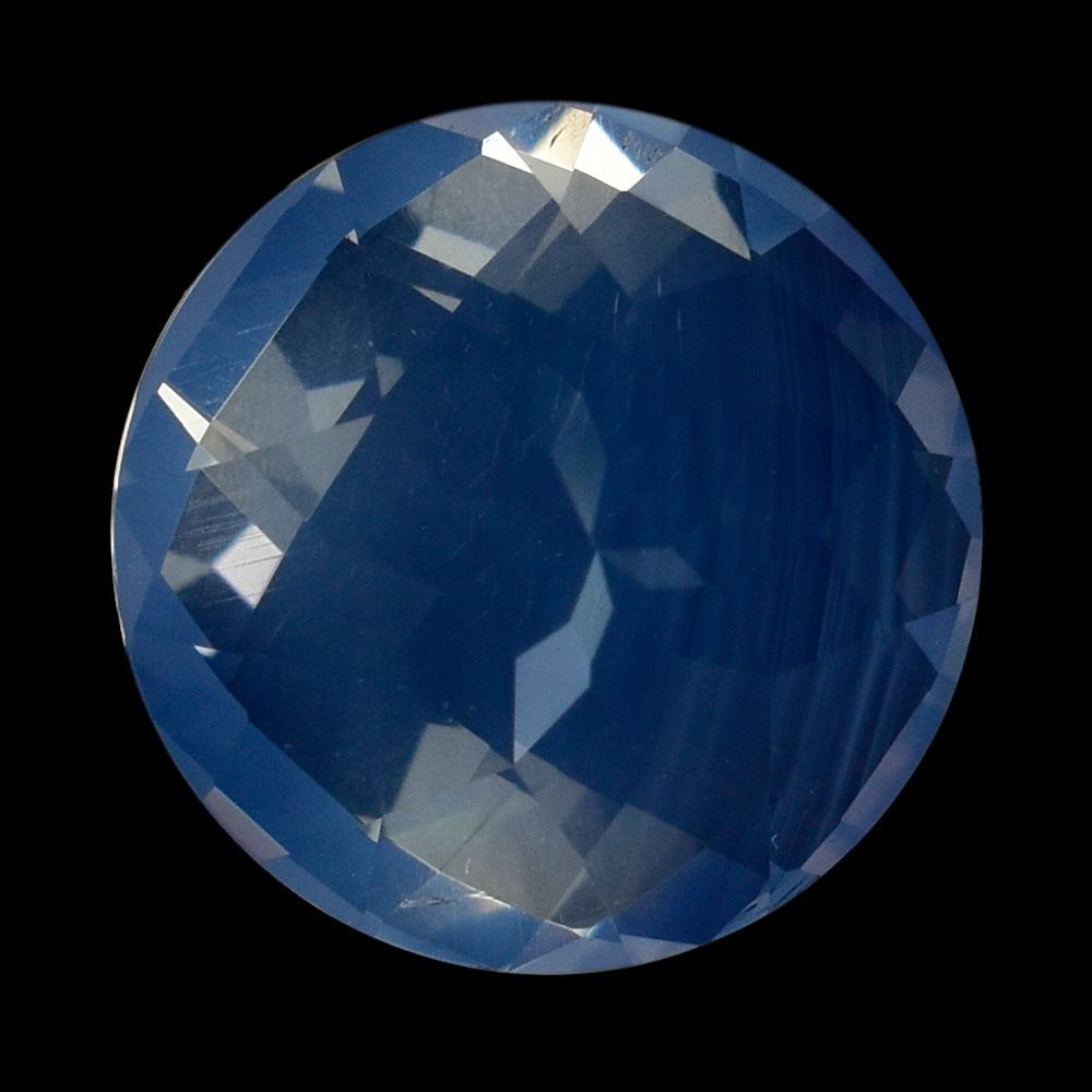 LAVENDER MOON QUARTZ CHECKER CUT ROUND 12.00MM 5.76 Cts.