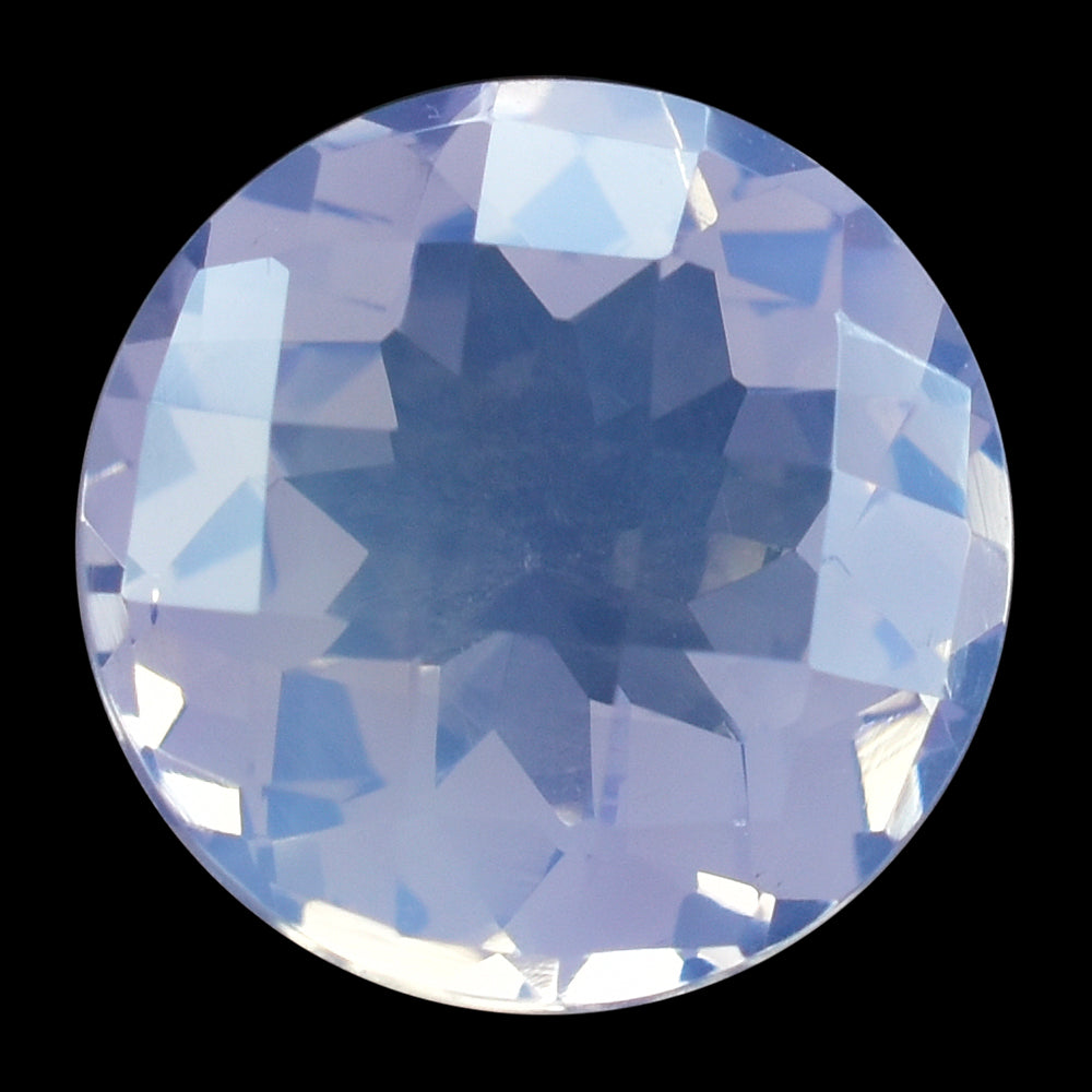 LAVENDER MOON QUARTZ CHECKER CUT ROUND 14.00MM  6.27 Cts.