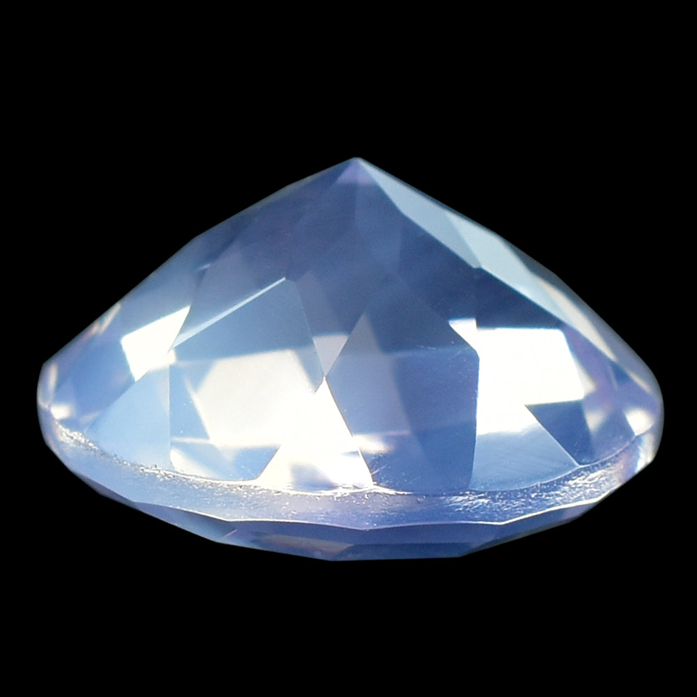 LAVENDER MOON QUARTZ CHECKER CUT ROUND 14.00MM  6.27 Cts.