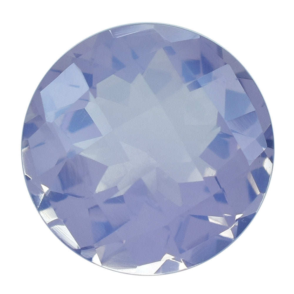 LAVENDER MOON QUARTZ CHECKER CUT ROUND 14.00MM  6.27 Cts.