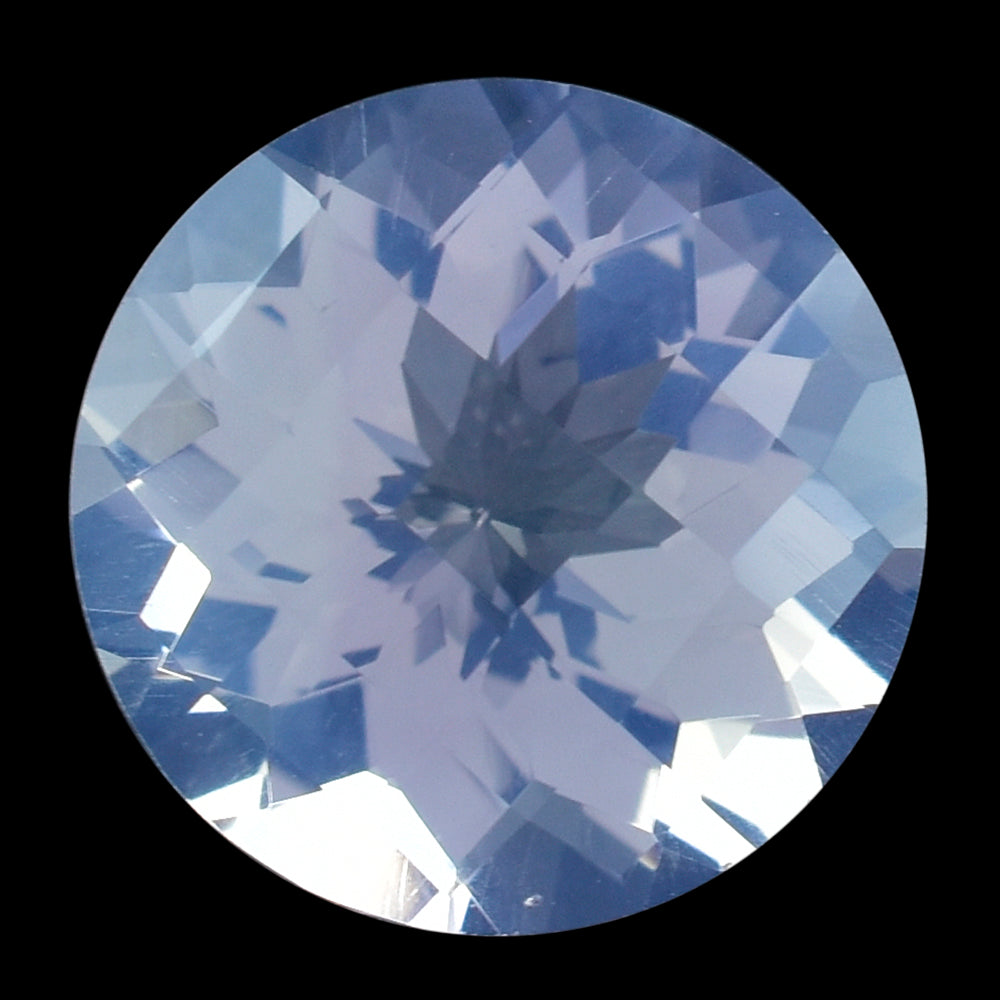 LAVENDER MOON QUARTZ CHECKER CUT ROUND 14.00MM 8.78 Cts.