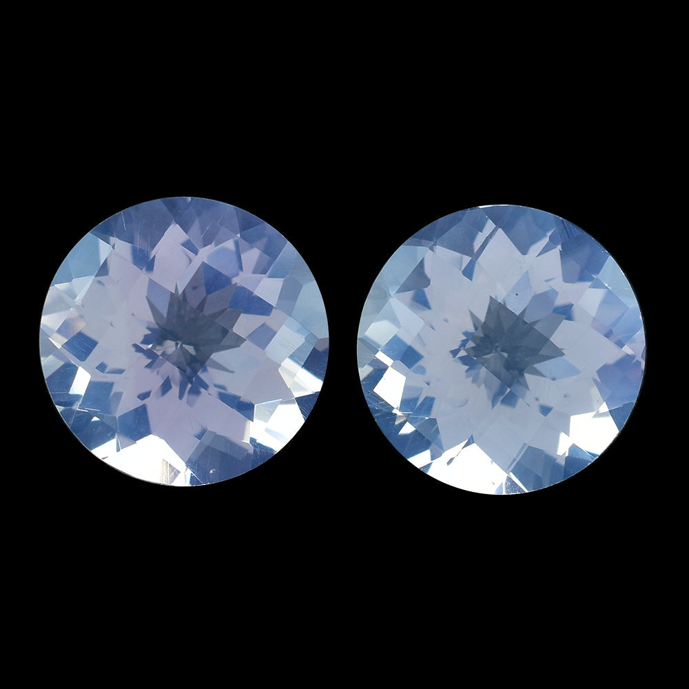 LAVENDER MOON QUARTZ CHECKER CUT ROUND 14.00MM 8.78 Cts.