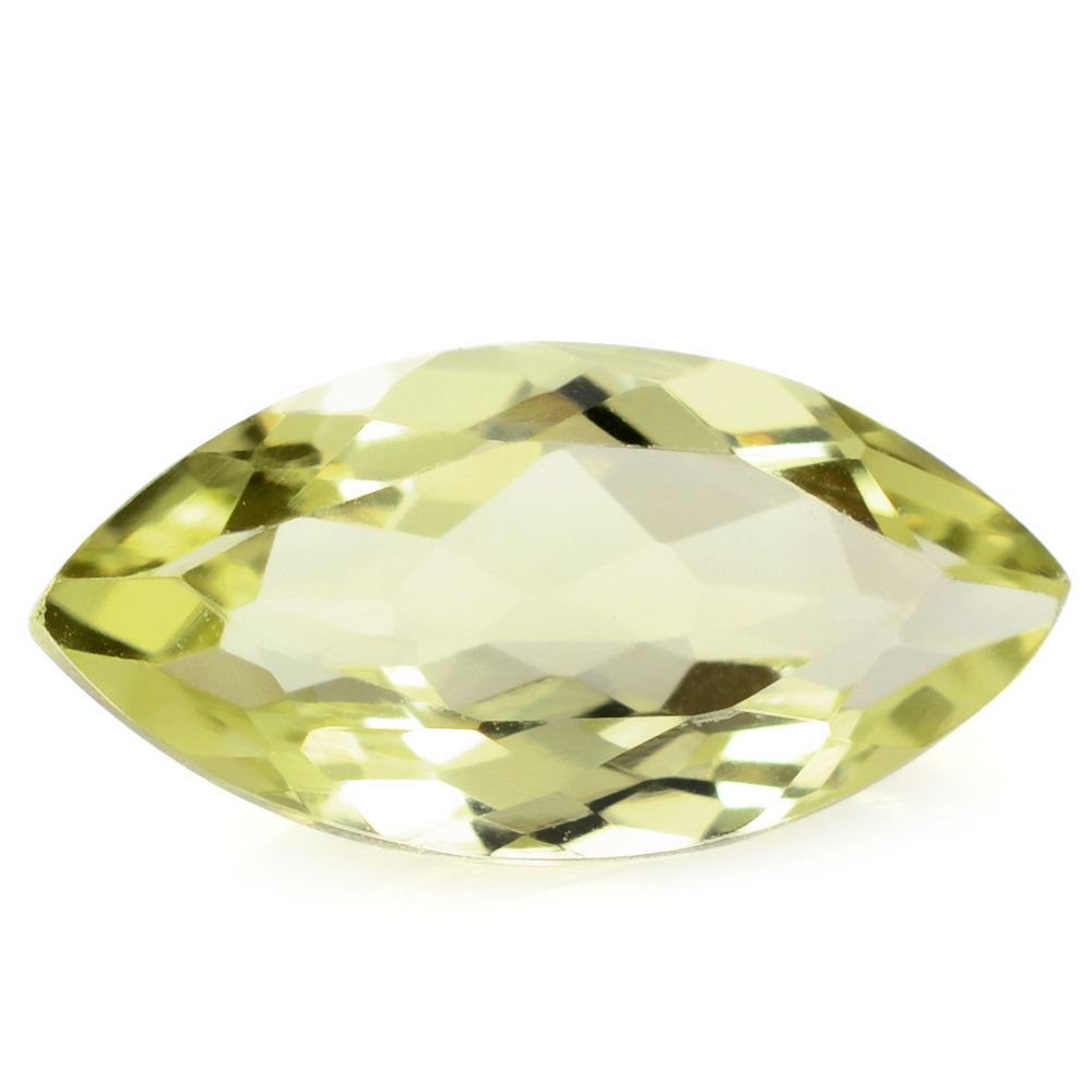 LEMON QUARTZ CUT MARQUISE (GREEN GOLD) 14X7MM 2.56 Cts.