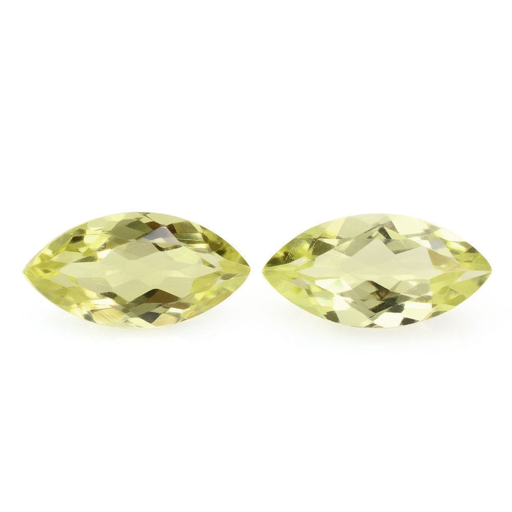 LEMON QUARTZ CUT MARQUISE (GREEN GOLD) 14X7MM 2.56 Cts.