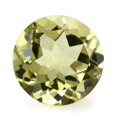 LEMON QUARTZ CUT ROUND (GREEN GOLD) 10MM 3.39 Cts.