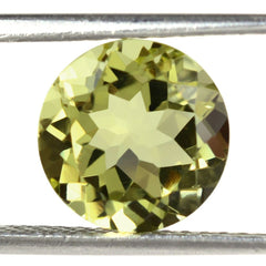 LEMON QUARTZ CUT ROUND (GREEN GOLD) 10MM 3.39 Cts.