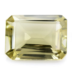LEMON QUARTZ CUT OCTAGON (GREEN GOLD) 16X12MM 9.30 Cts.