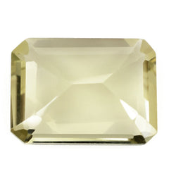 LEMON QUARTZ CUT OCTAGON (GREEN GOLD) 16X12MM 9.30 Cts.