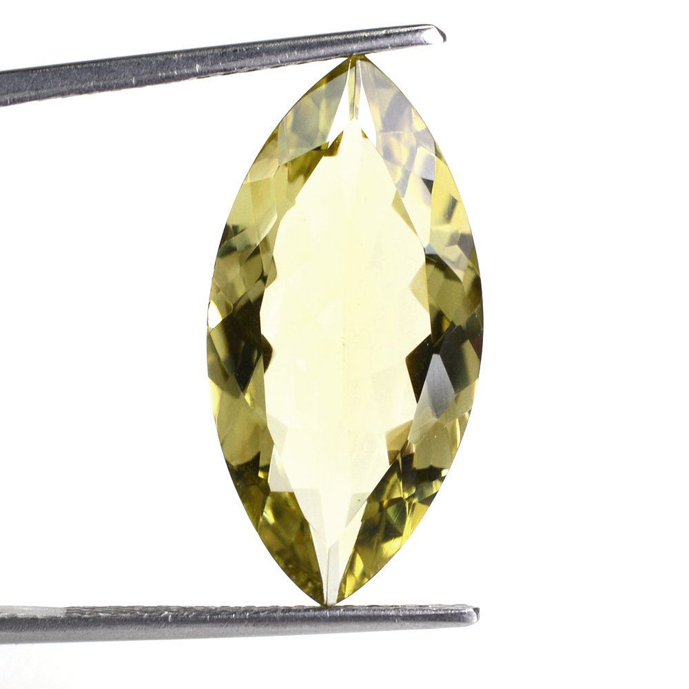 LEMON QUARTZ CUT MARQUISE (GREEN GOLD) 24X12MM 10.36 Cts.