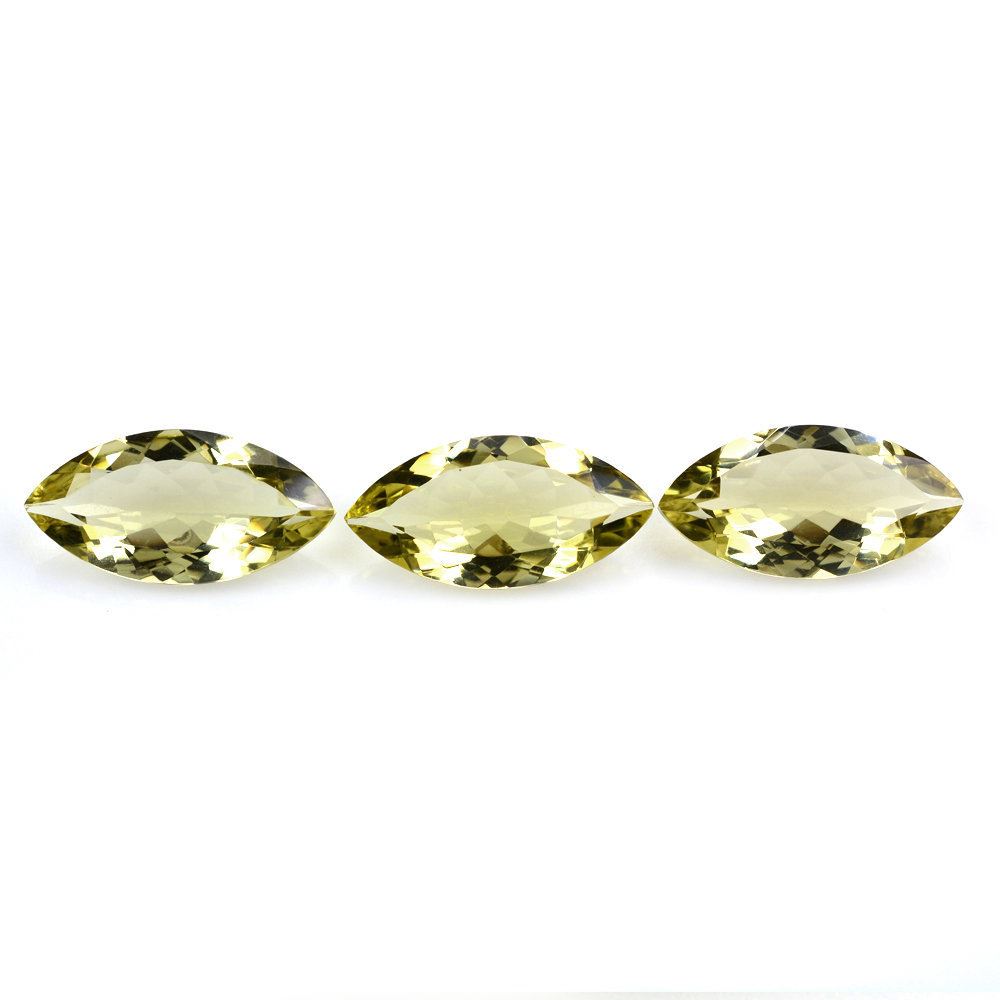 LEMON QUARTZ CUT MARQUISE (GREEN GOLD) 24X12MM 10.36 Cts.