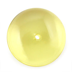 LEMON QUARTZ ROUND CAB (FULL DRILL) (GREEN GOLD) 14MM 7.55 Cts.