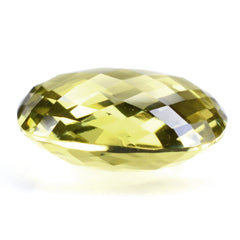 LEMON QUARTZ BRIOLETTE CUSHION (GREEN GOLD) 18MM 17.40 Cts.