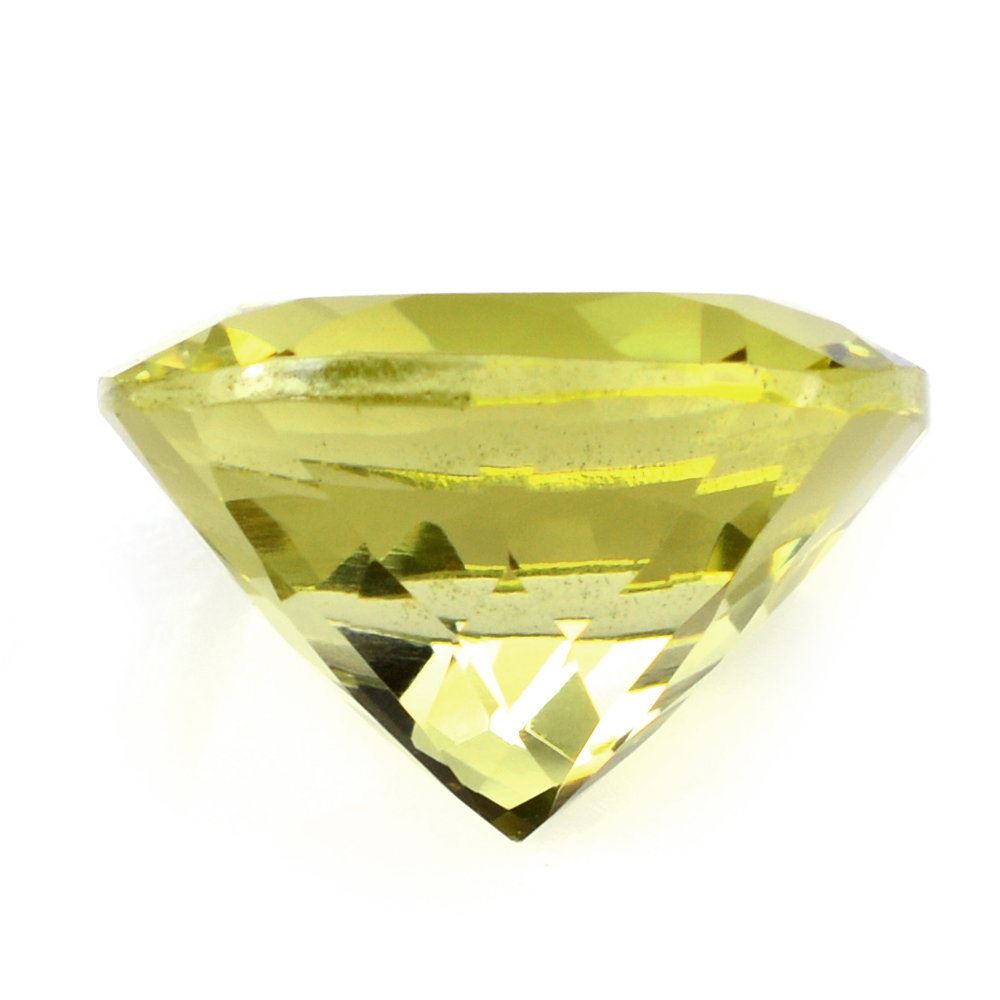 LEMON QUARTZ CUT CUSHION (GREEN GOLD) 14MM 9.90 Cts.