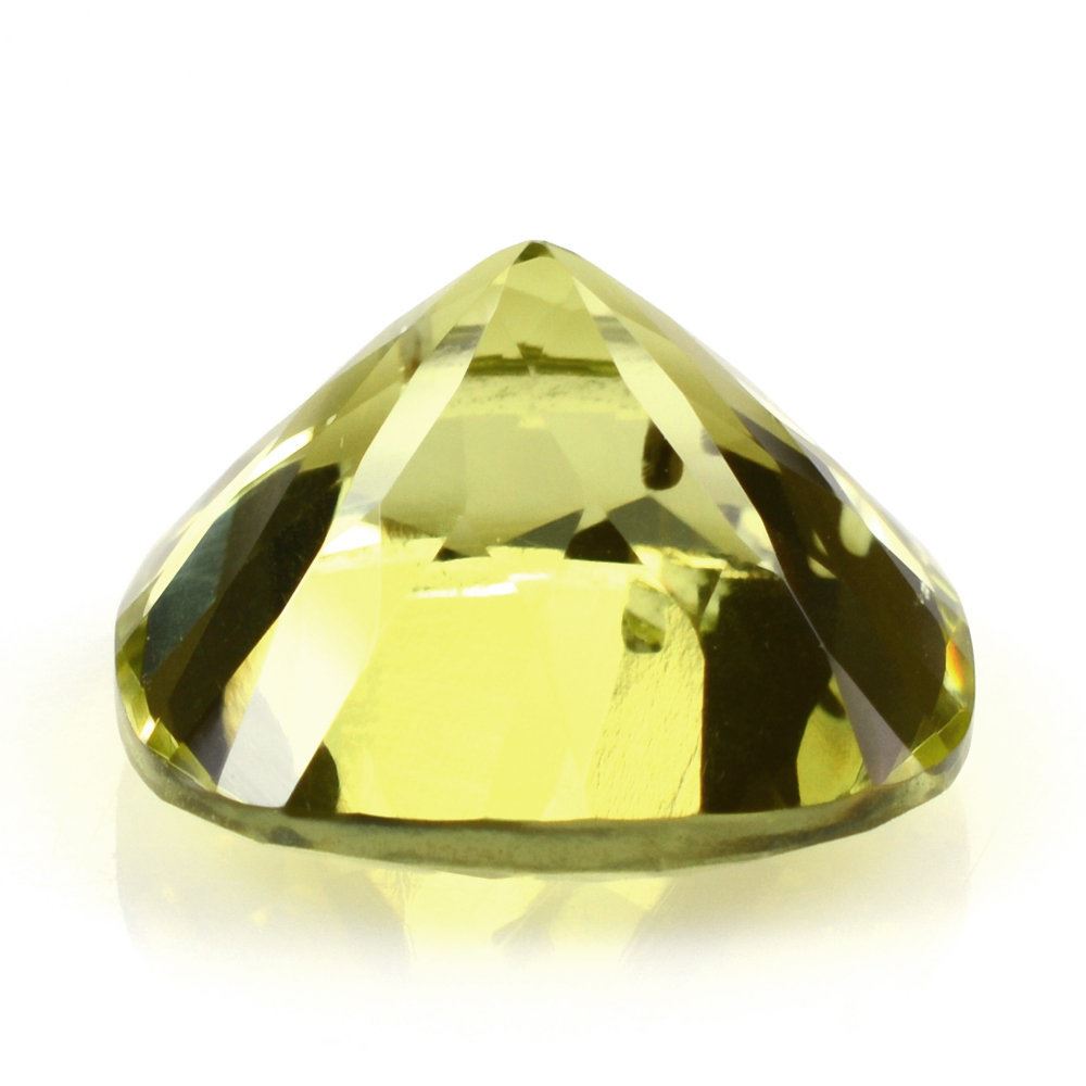 LEMON QUARTZ CUT CUSHION (GREEN GOLD) 14MM 9.90 Cts.