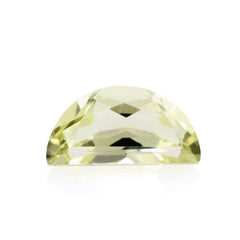 LEMON QUARTZ CUT HALF MOON (GREEN GOLD) 8X4MM 0.69 Cts.
