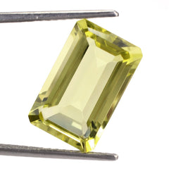 LEMON QUARTZ CUT OCTAGON (GREEN GOLD) 16X10MM 7.99 Cts.