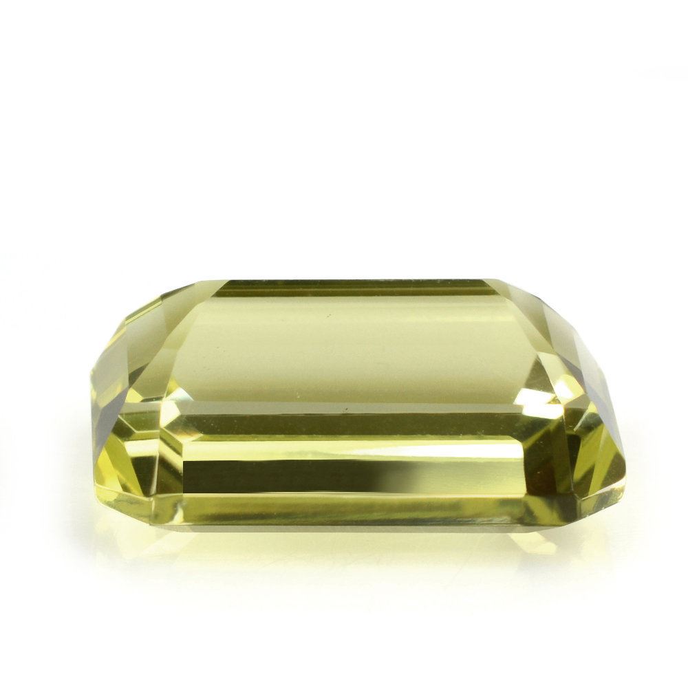 LEMON QUARTZ CUT OCTAGON (GREEN GOLD) 15X10MM 7.30 Cts.